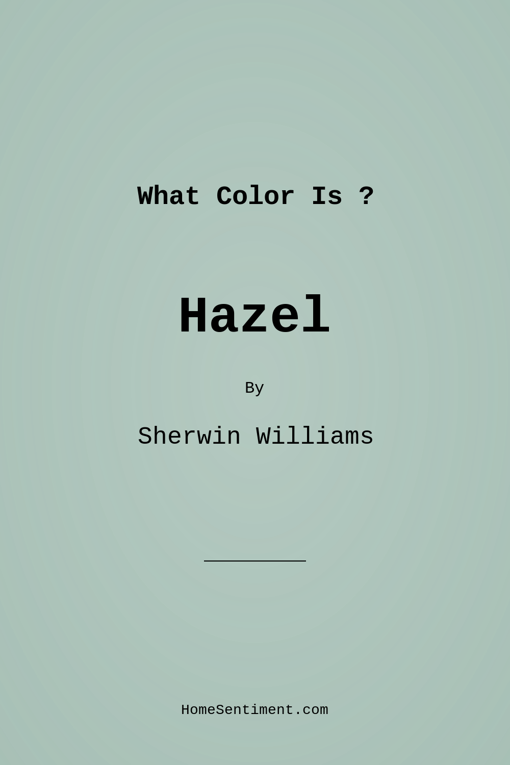 Hazel SW 6471 by Sherwin Williams