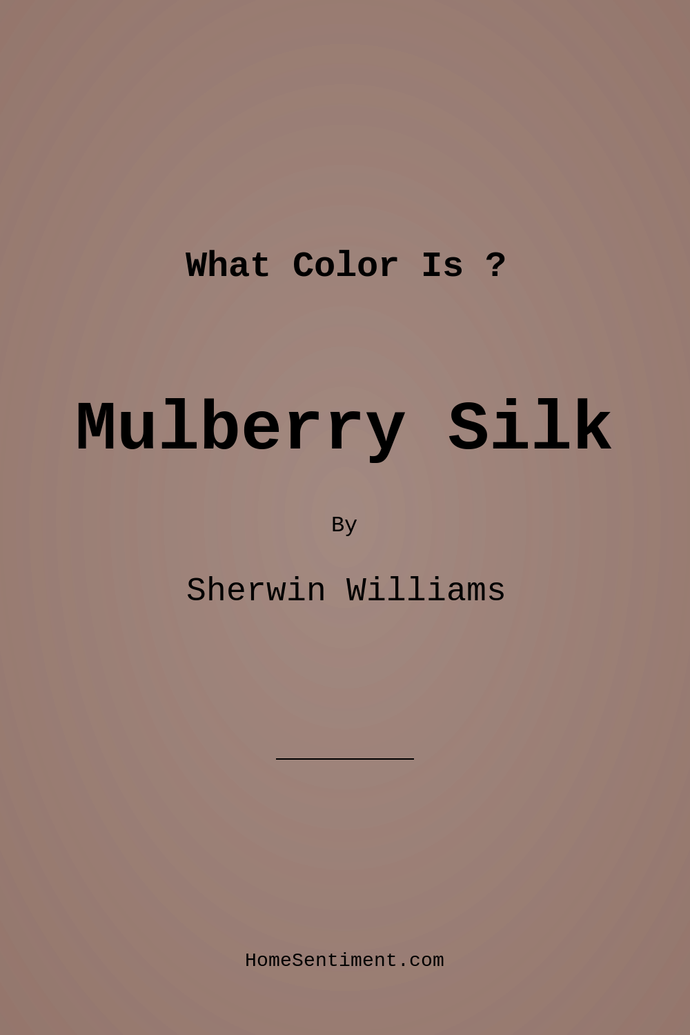 Mulberry Silk SW 0001 by Sherwin Williams