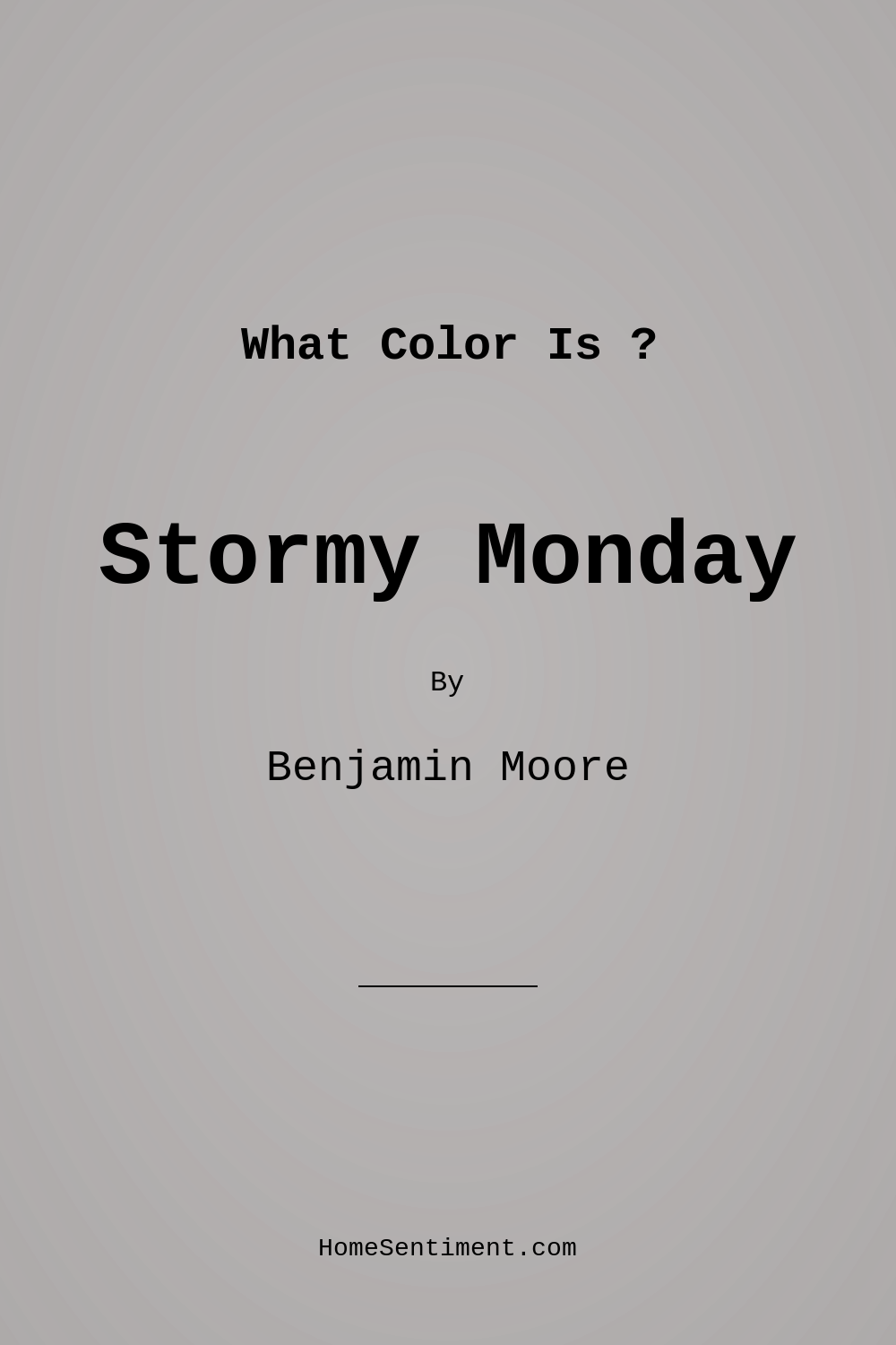 Stormy Monday 2112-50 by Benjamin Moore