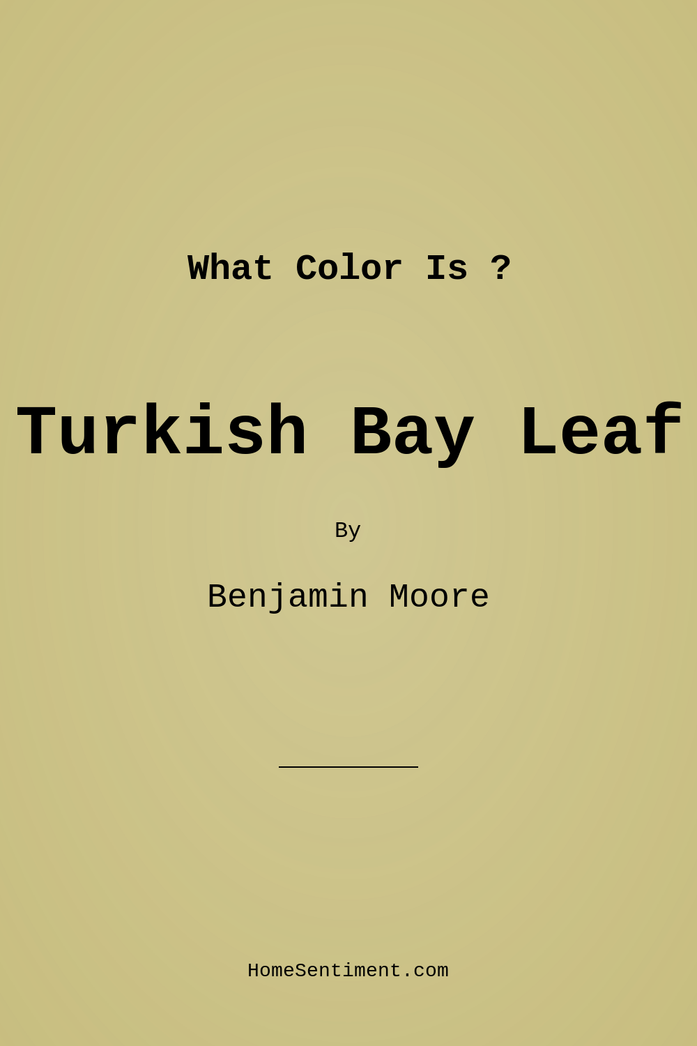 Turkish Bay Leaf CSP-885 by Benjamin Moore