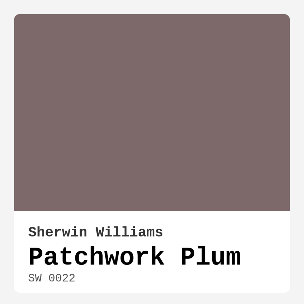 Patchwork Plum SW 0022 by Sherwin Williams