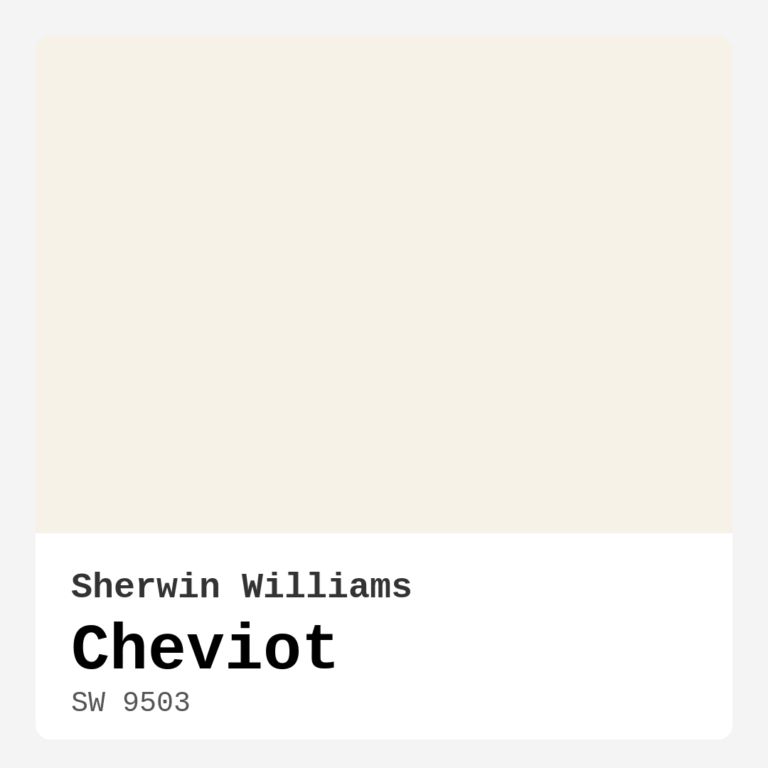 Cheviot SW 9503 by Sherwin Williams | Paint Reviews, Hues & Finishes ...