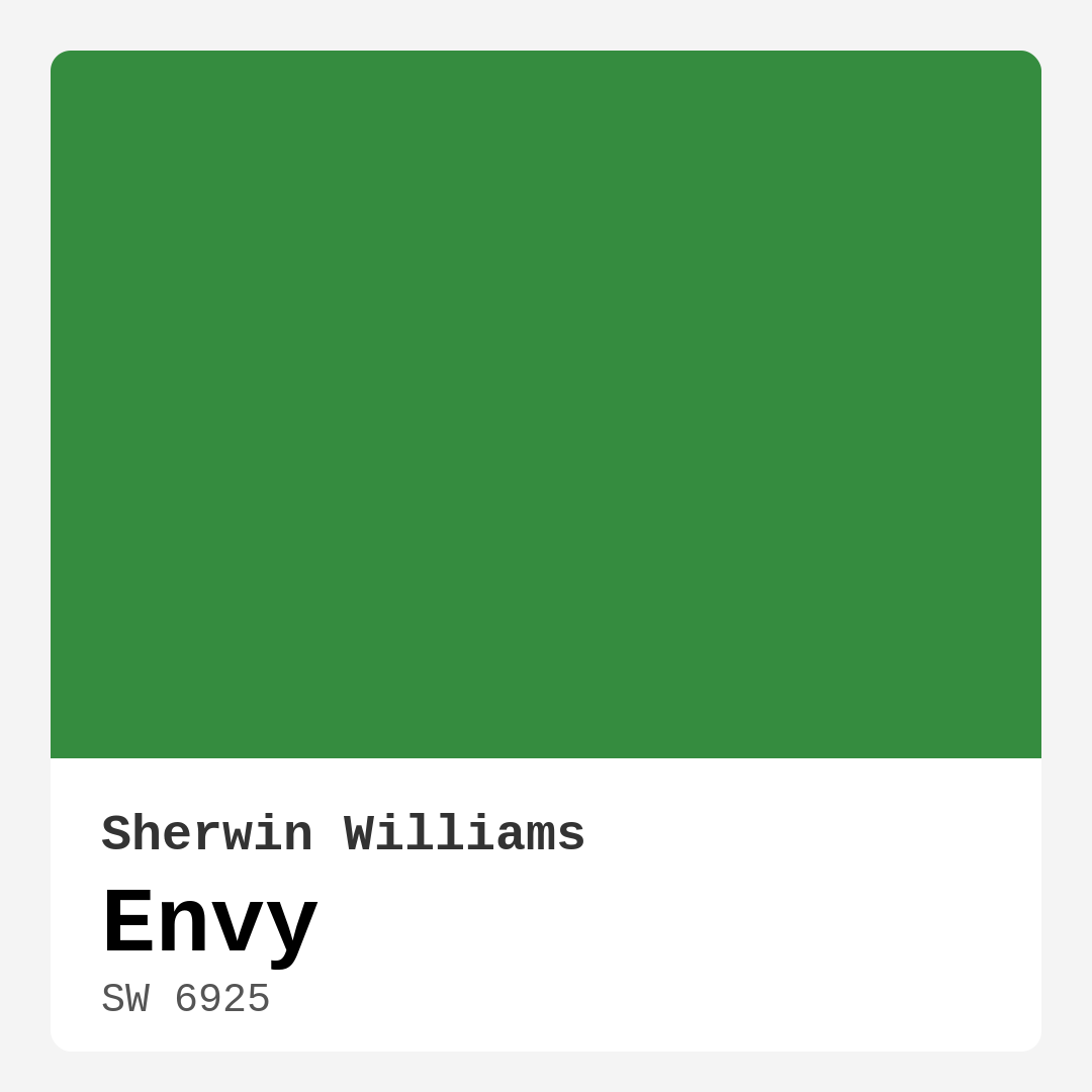 Envy SW 6925 by Sherwin Williams