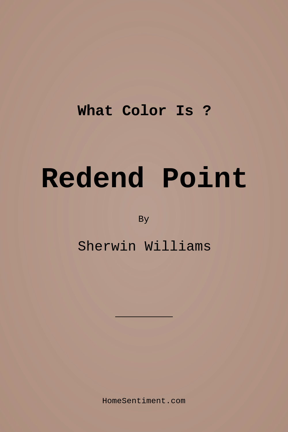 Redend Point SW 9081 by Sherwin Williams