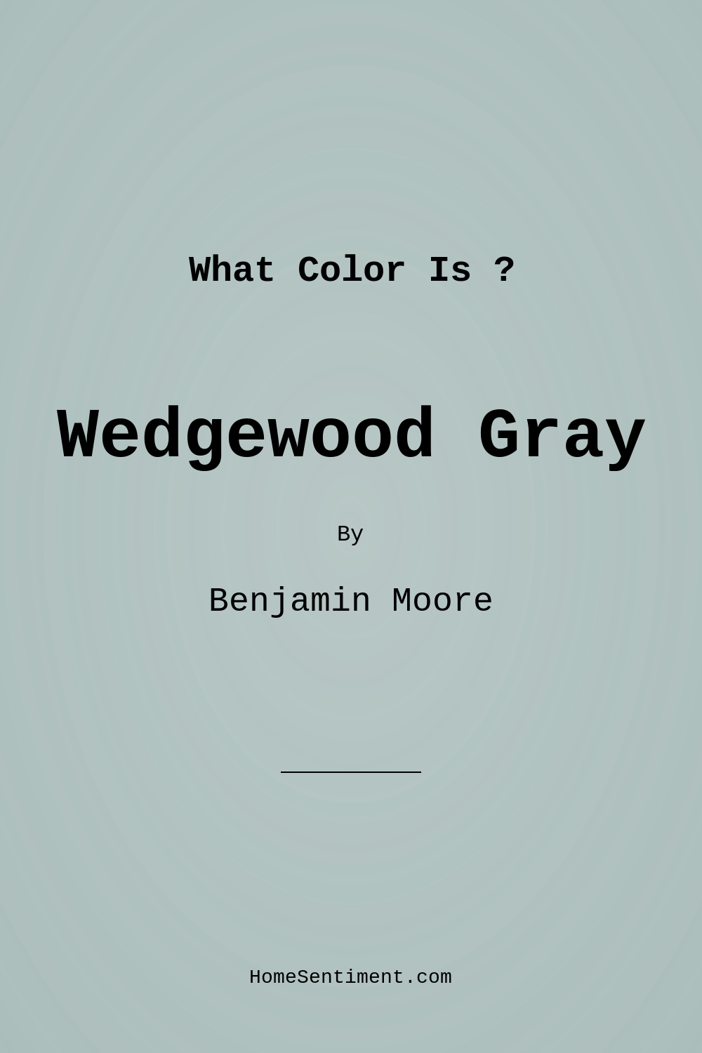 Wedgewood Gray HC-146 by Benjamin Moore