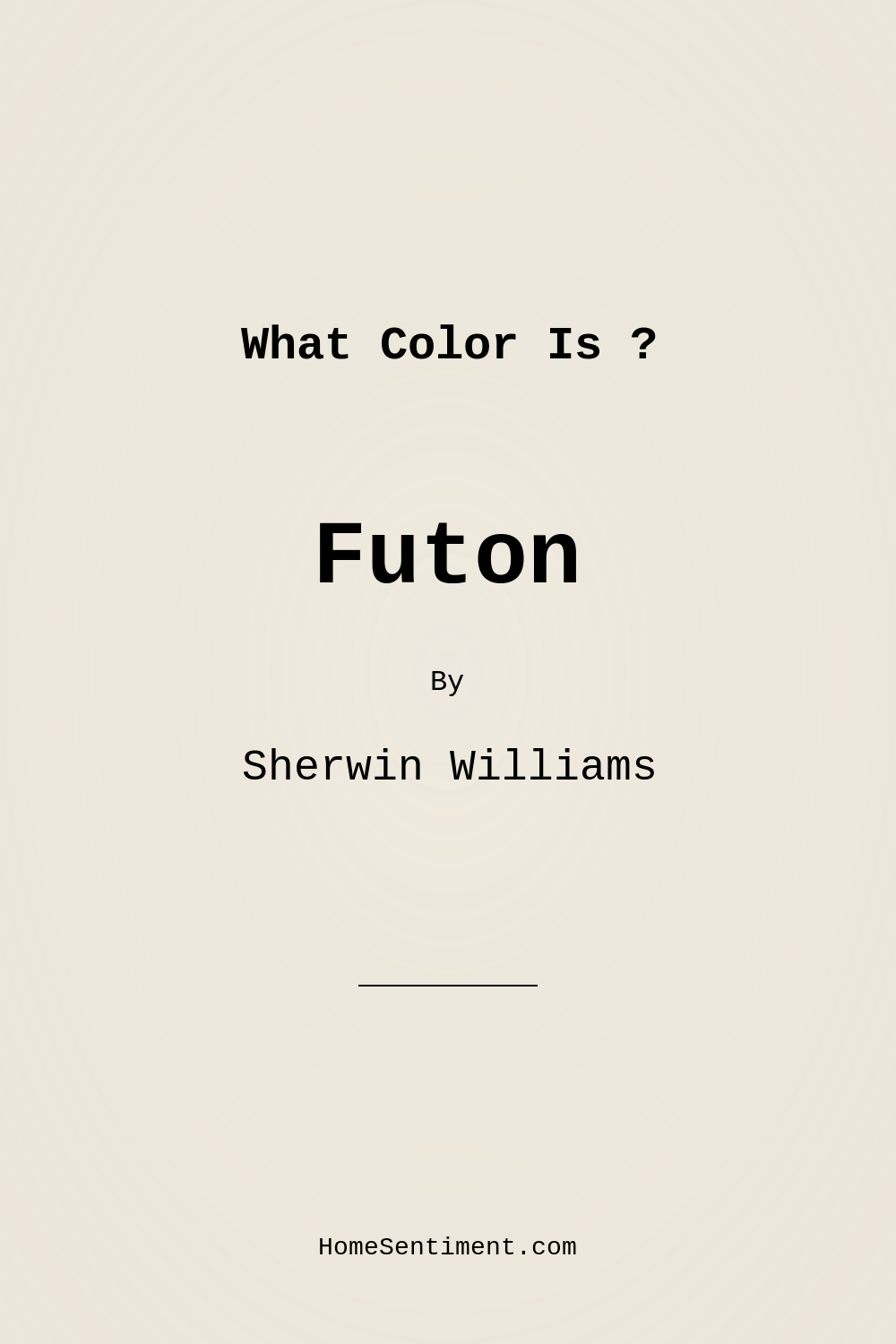 Futon SW 7101 by Sherwin Williams