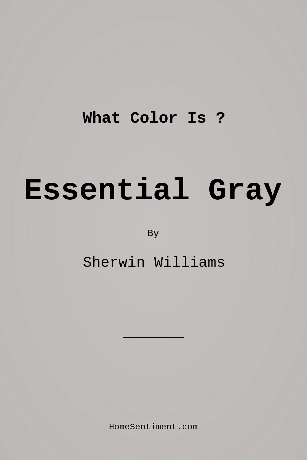 Essential Gray SW 6002 by Sherwin Williams