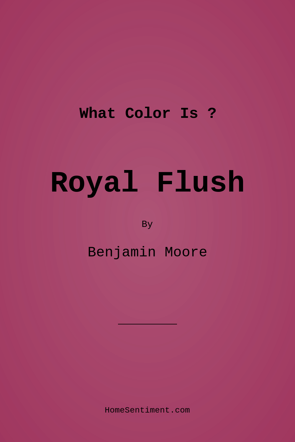 Royal Flush 2076-20 by Benjamin Moore