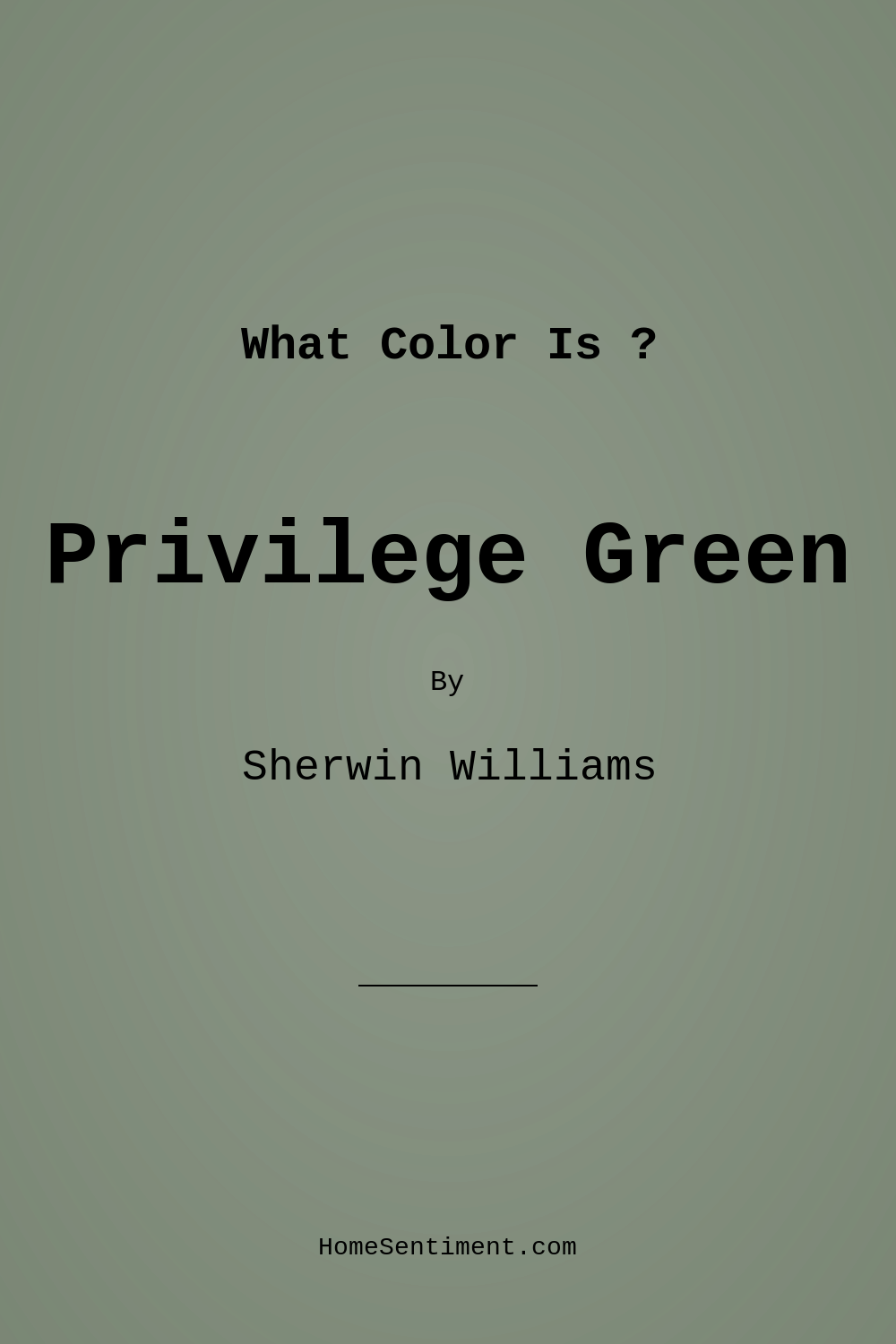 Privilege Green SW 6193 by Sherwin Williams