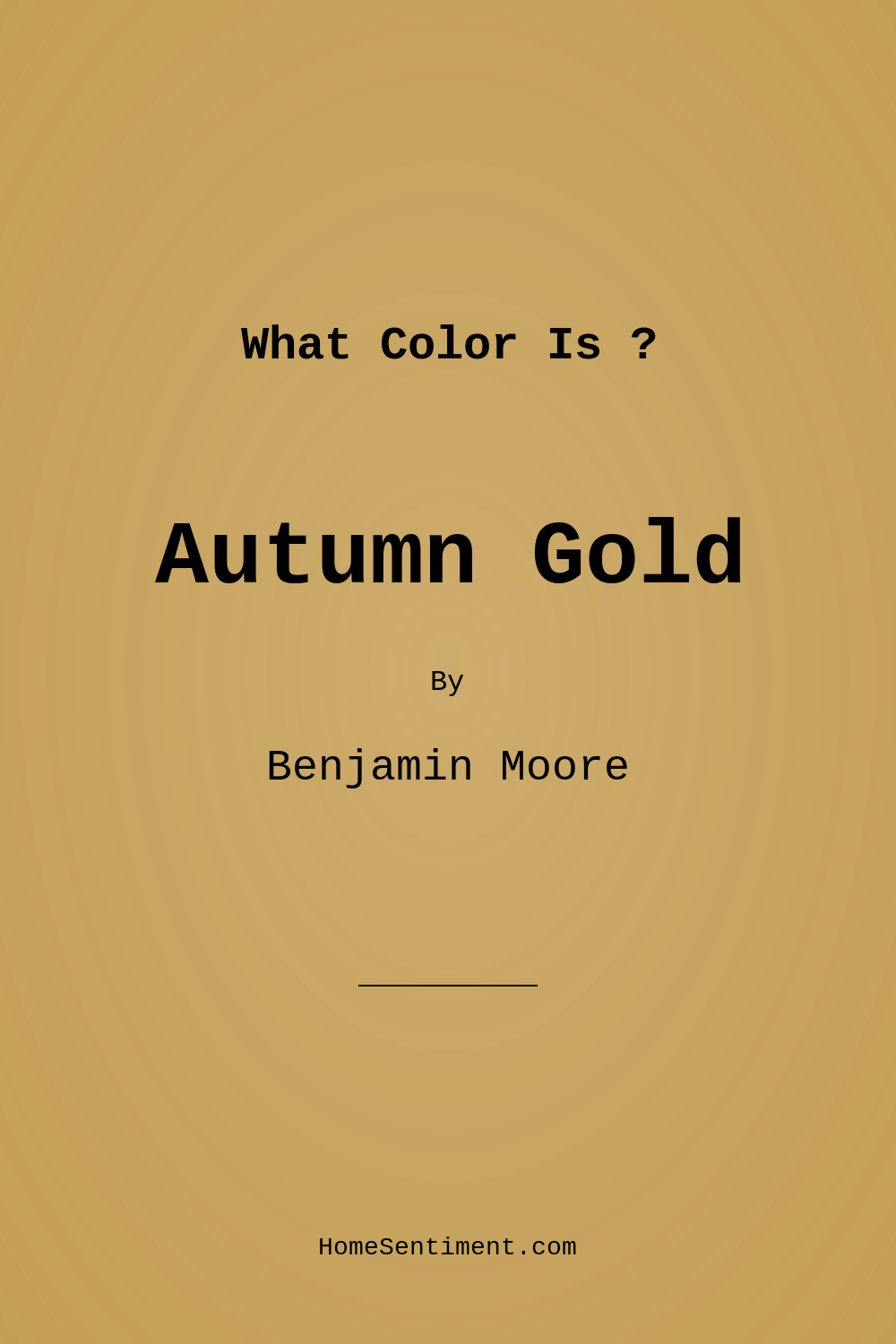 Autumn Gold 2152-30 by Benjamin Moore