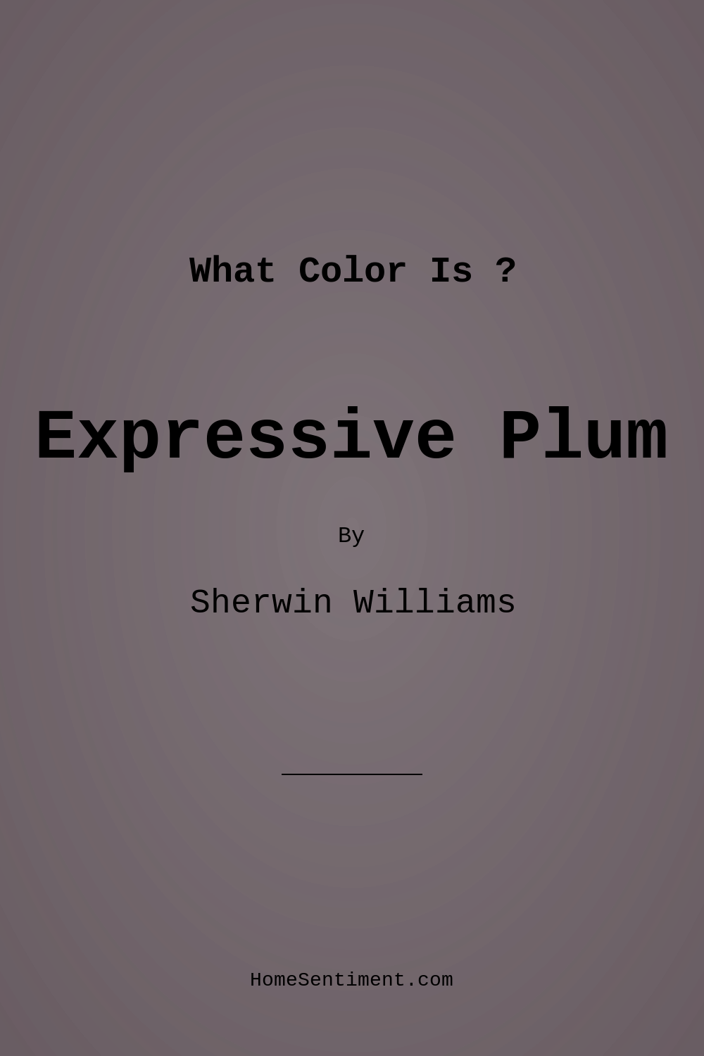 Expressive Plum SW 6271 by Sherwin Williams