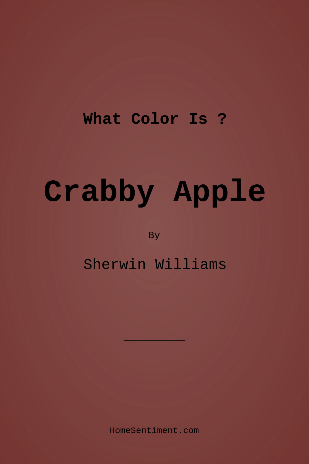 Crabby Apple SW 7592 by Sherwin Williams