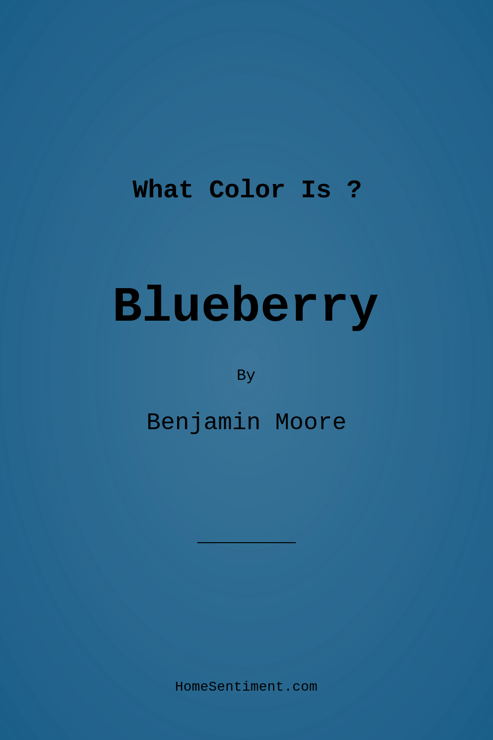Blueberry 2063-30 by Benjamin Moore