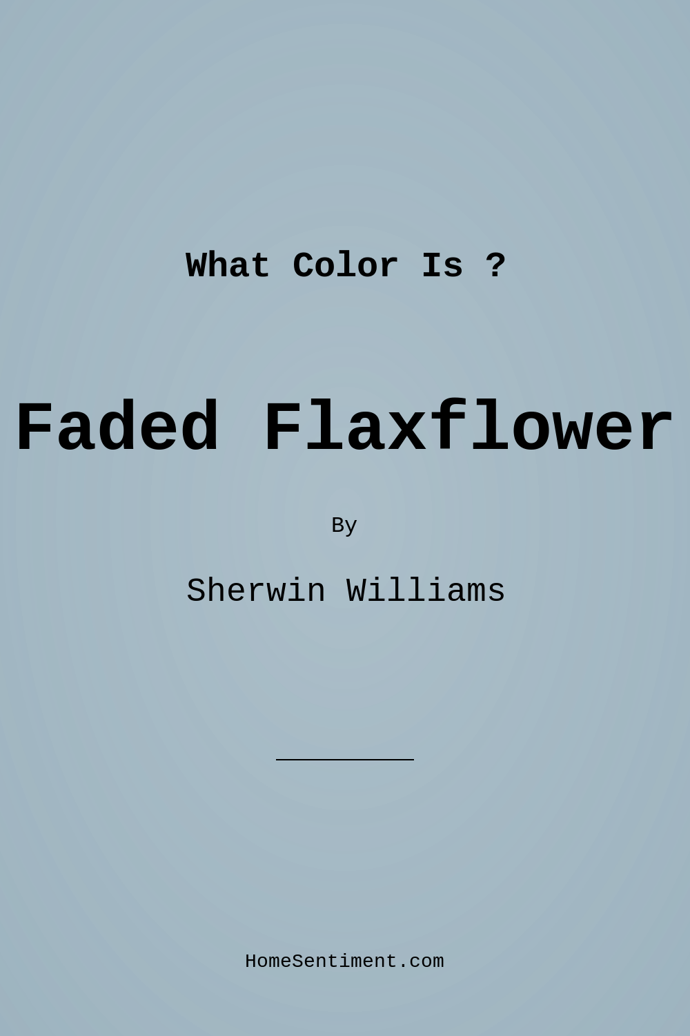 Faded Flaxflower SW 9146 by Sherwin Williams
