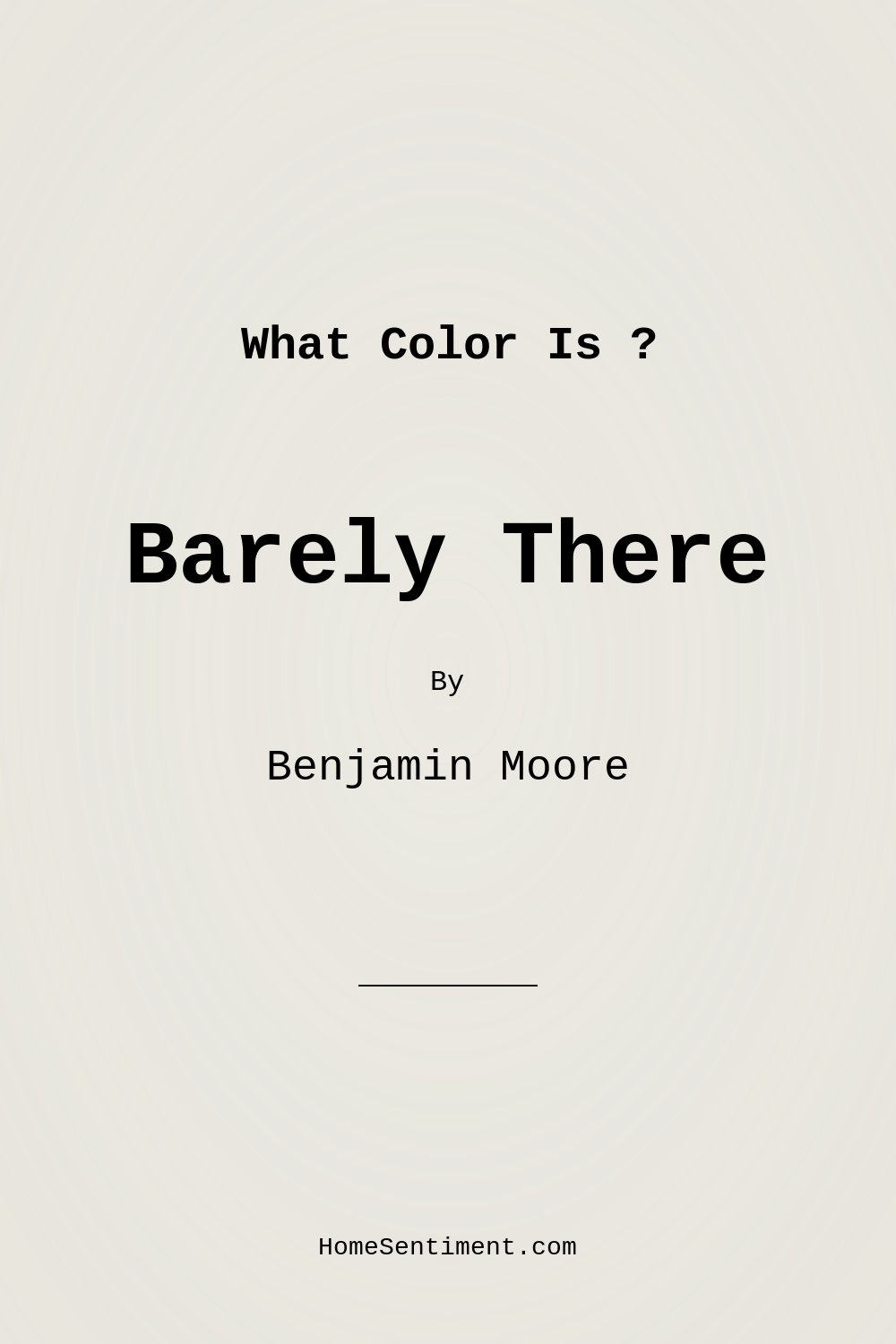 Barely There CSP-725 by Benjamin Moore