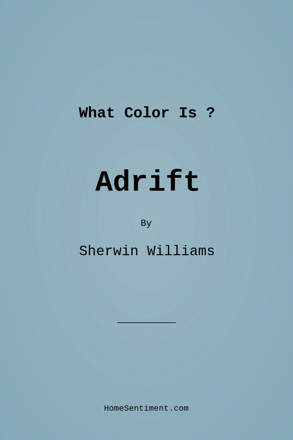 Adrift SW 7608 by Sherwin Williams