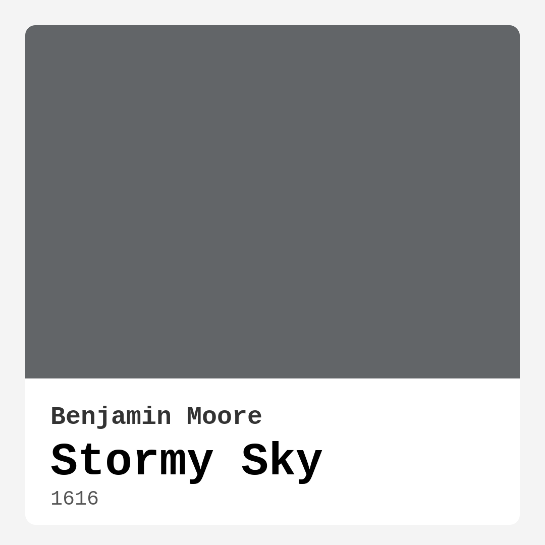 Stormy Sky 1616 by Benjamin Moore