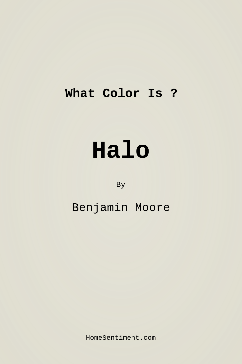 Halo OC-46 by Benjamin Moore