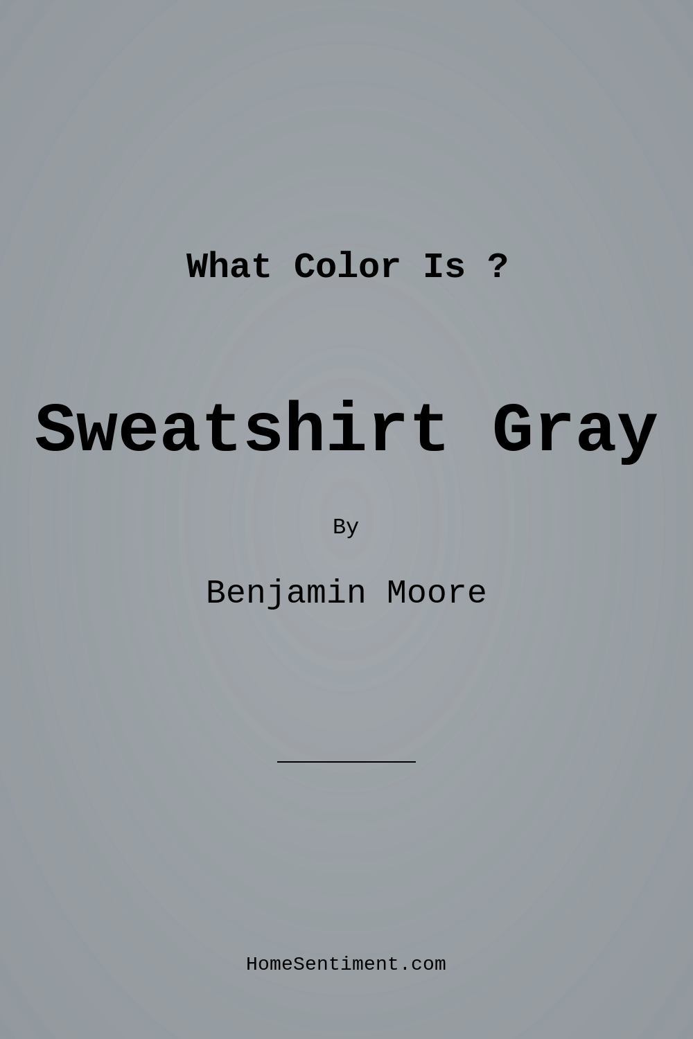 Sweatshirt Gray 2126-40 by Benjamin Moore