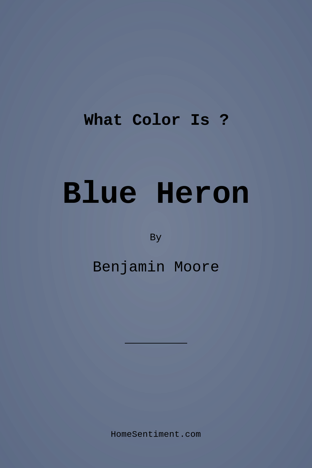 Blue Heron 832 by Benjamin Moore