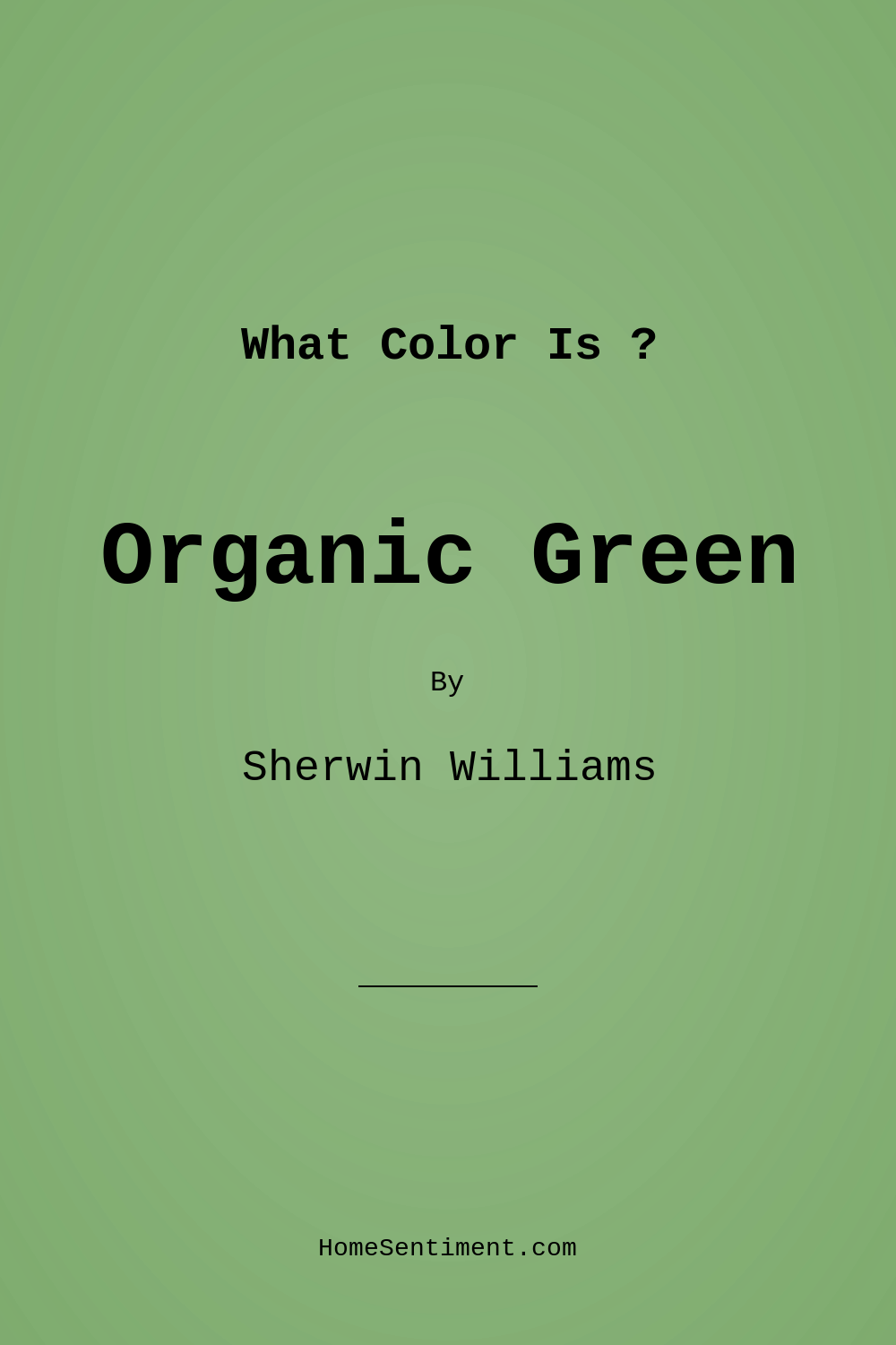 Organic Green SW 6732 by Sherwin Williams