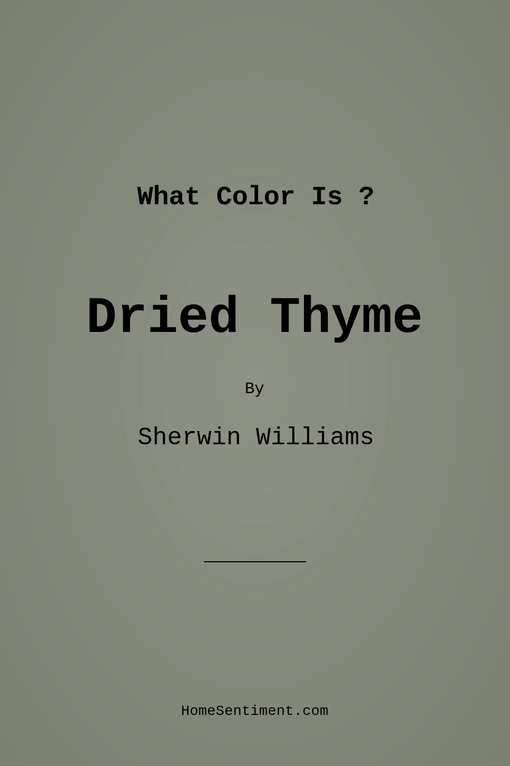 Dried Thyme SW 6186 by Sherwin Williams