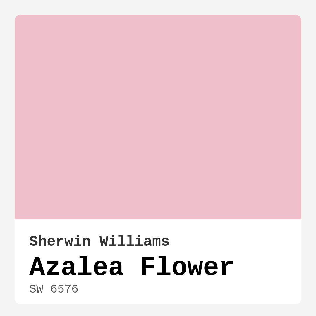 Sherwin Williams Azalea Flower SW 6576 Real Images