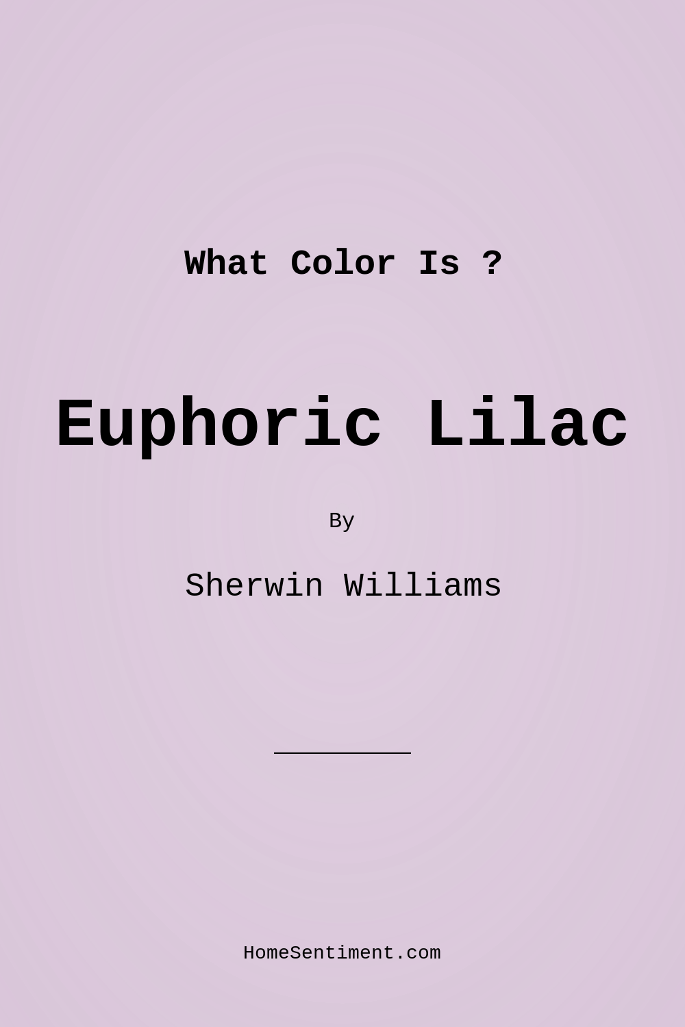 Euphoric Lilac SW 6835 by Sherwin Williams
