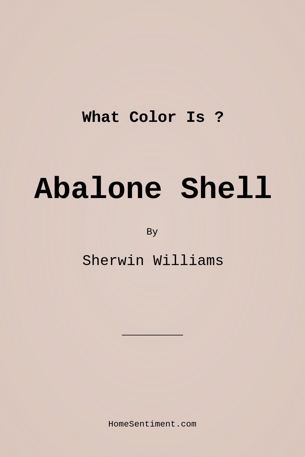 Abalone Shell SW 6050 by Sherwin Williams