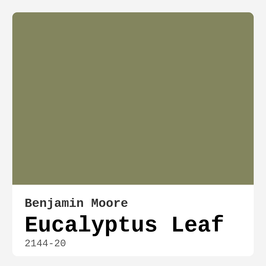 Eucalyptus Leaf 2144-20 by Benjamin Moore