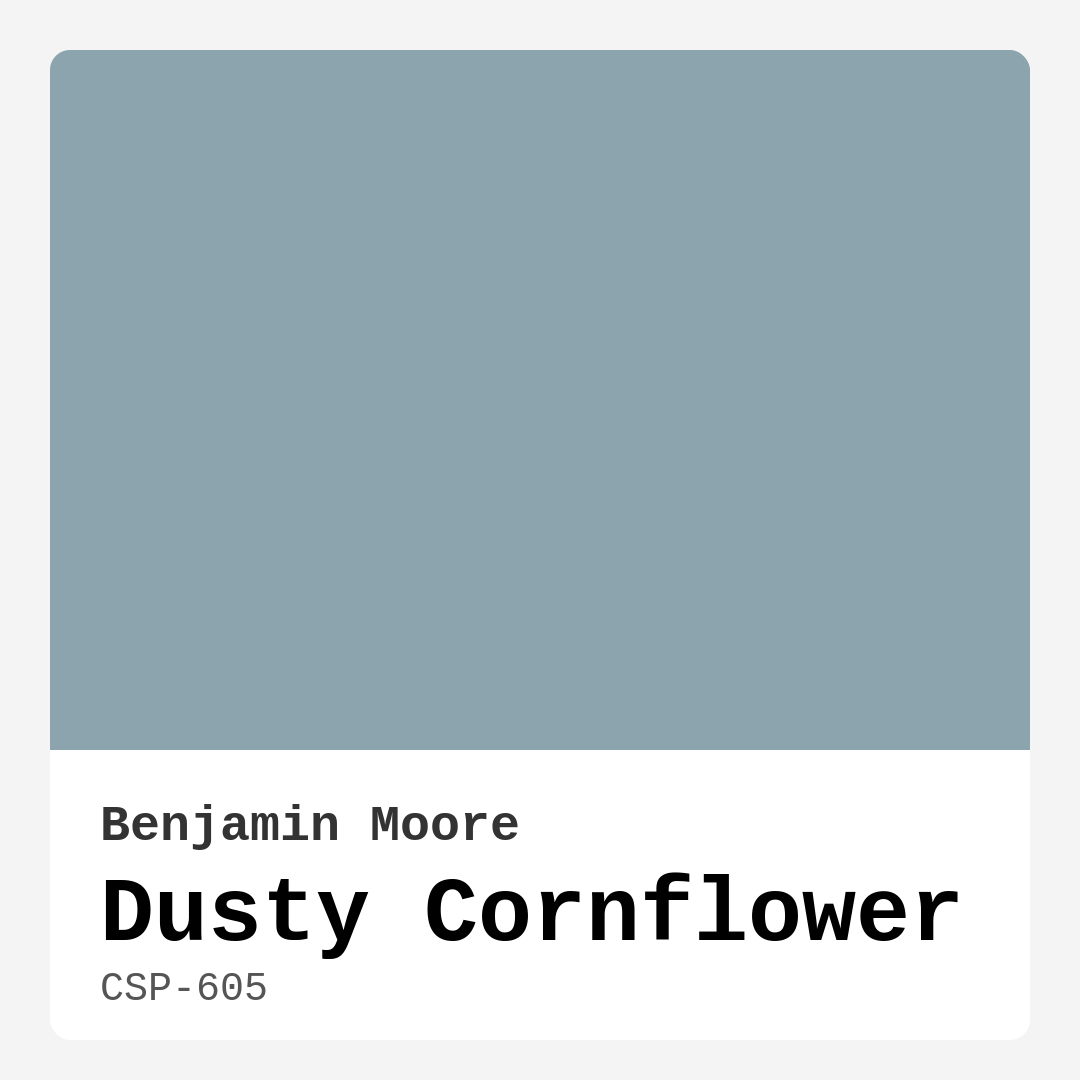 Dusty Cornflower CSP-605 by Benjamin Moore