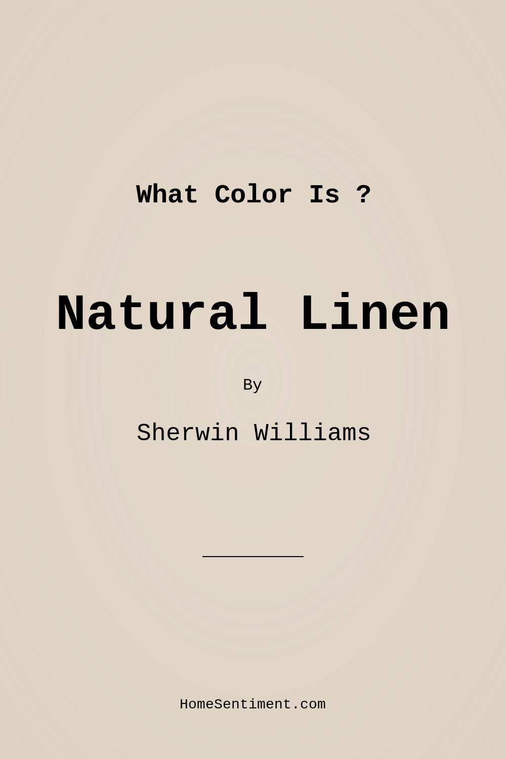 Natural Linen SW 9109 by Sherwin Williams