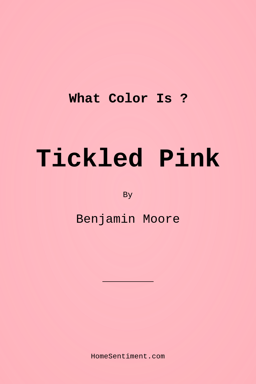 Tickled Pink 2002-50 by Benjamin Moore
