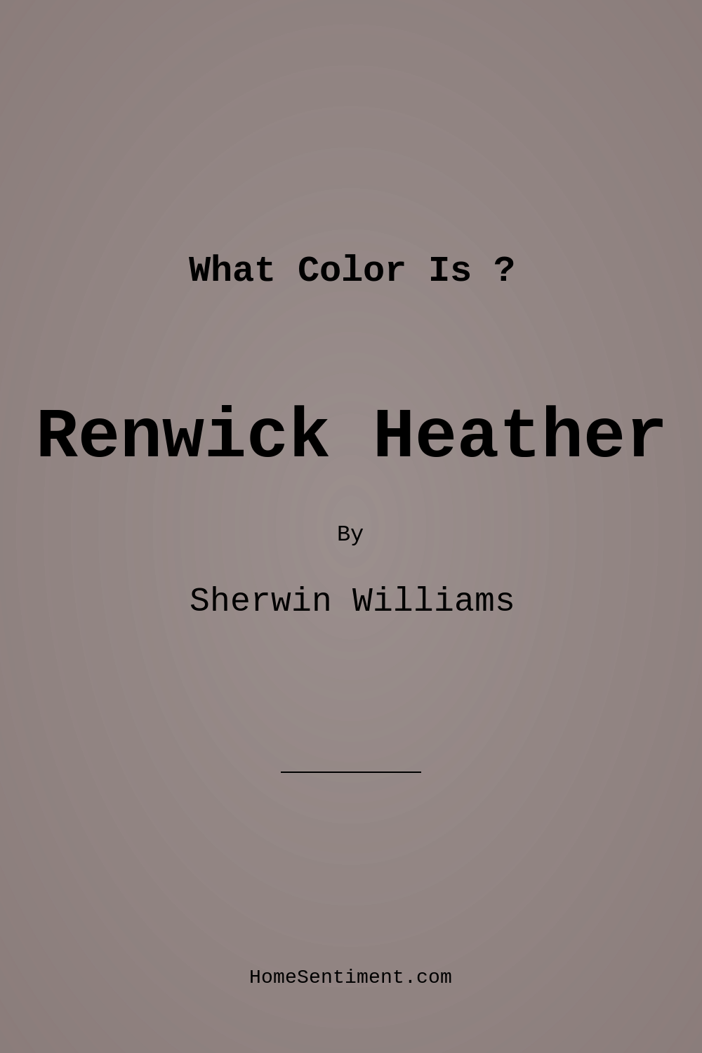 Renwick Heather SW 2818 by Sherwin Williams