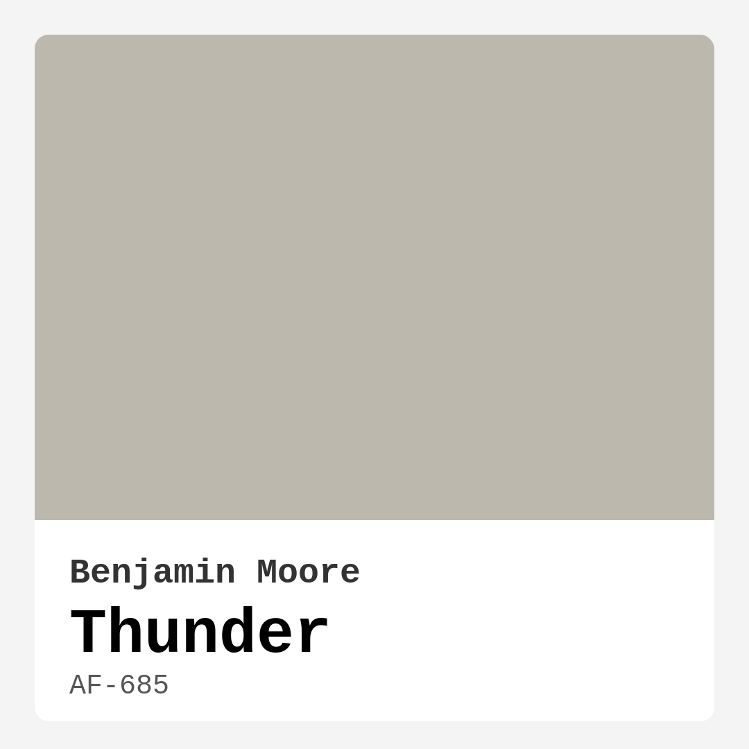 Thunder AF-685 by Benjamin Moore