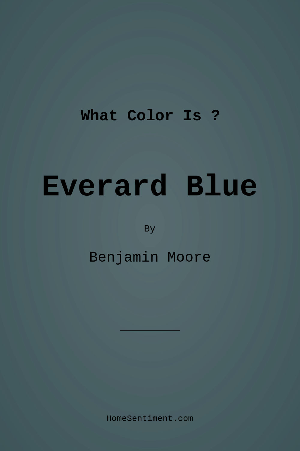 Everard Blue CW-575 by Benjamin Moore