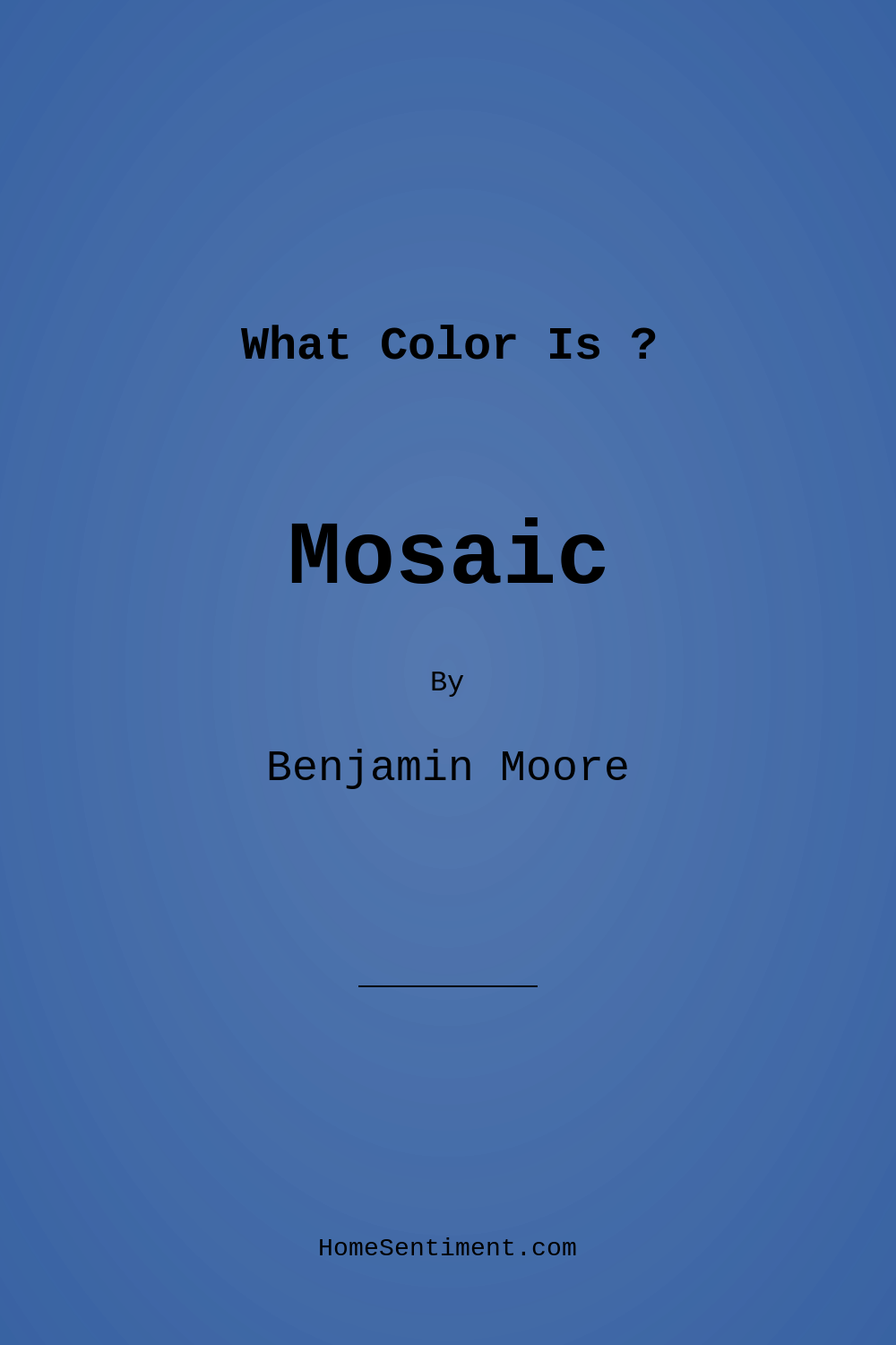 Mosaic CC-874 by Benjamin Moore