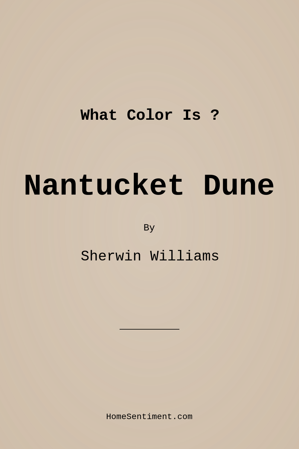 Nantucket Dune SW 7527 by Sherwin Williams