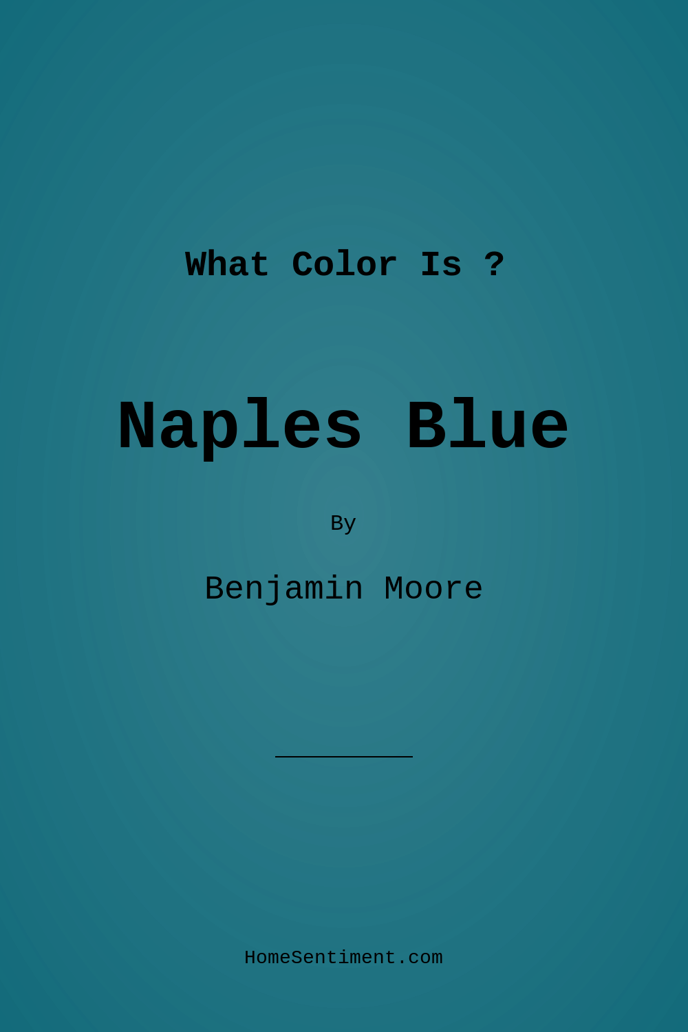 Naples Blue 2057-30 by Benjamin Moore
