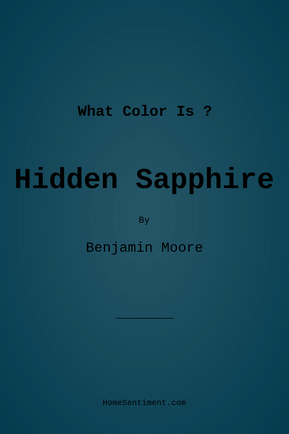 Hidden Sapphire CSP-690 by Benjamin Moore