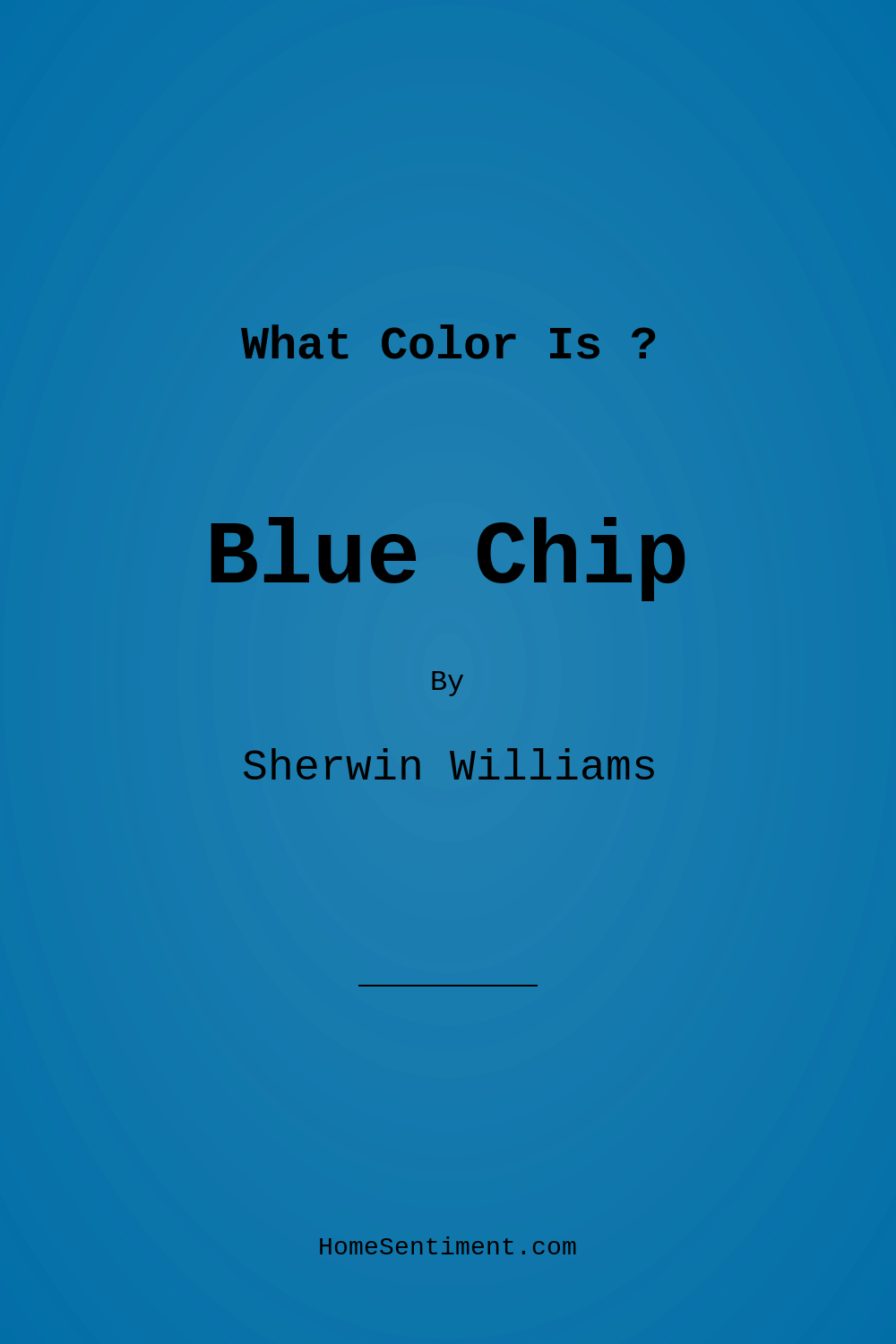 Blue Chip SW 6959 by Sherwin Williams