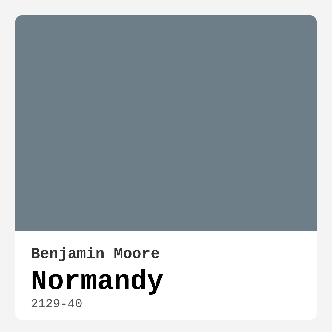 Normandy 2129-40 by Benjamin Moore