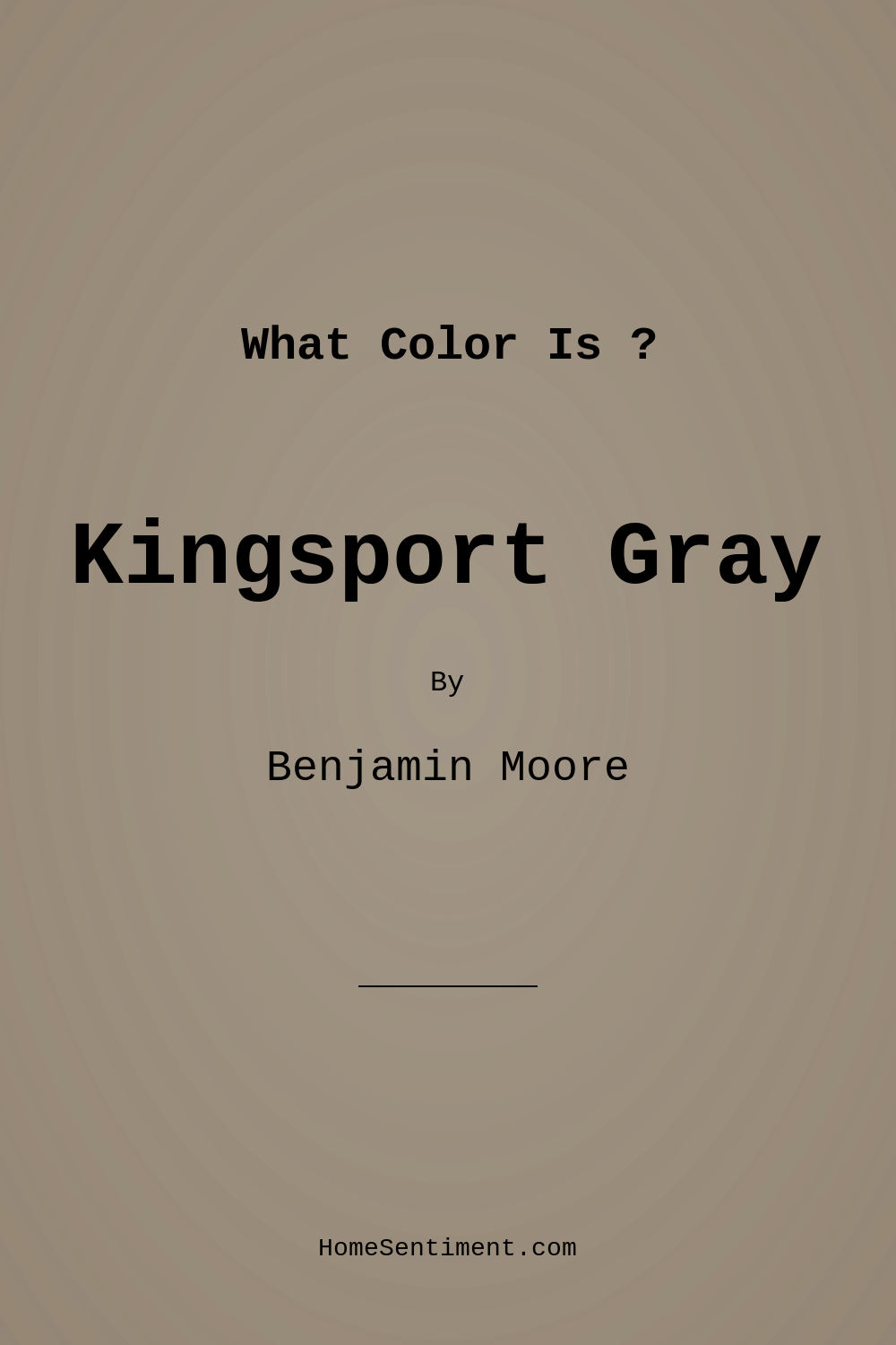 Kingsport Gray HC-86 by Benjamin Moore