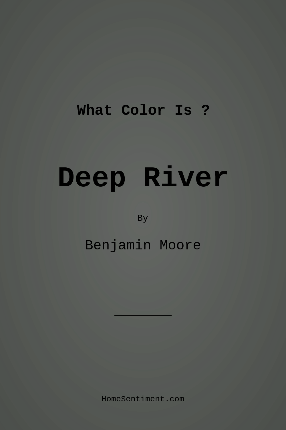 Deep River 1582 by Benjamin Moore