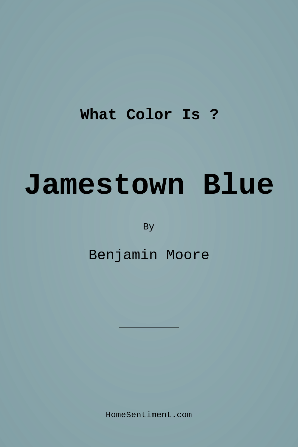 Jamestown Blue HC-148 by Benjamin Moore
