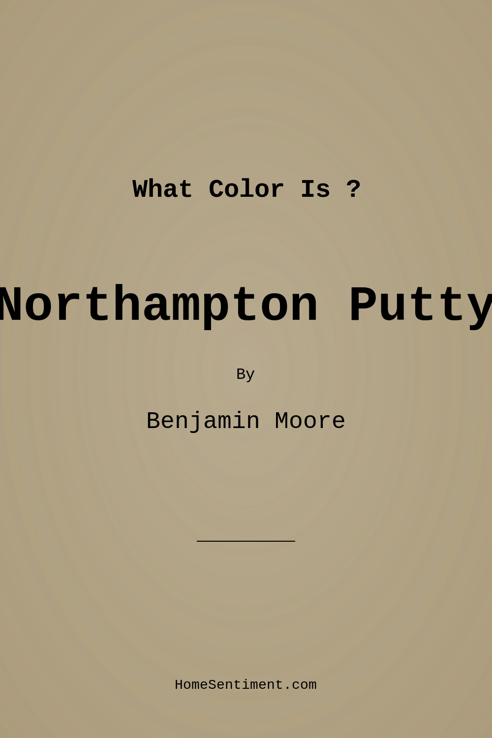 Northampton Putty HC-89 by Benjamin Moore