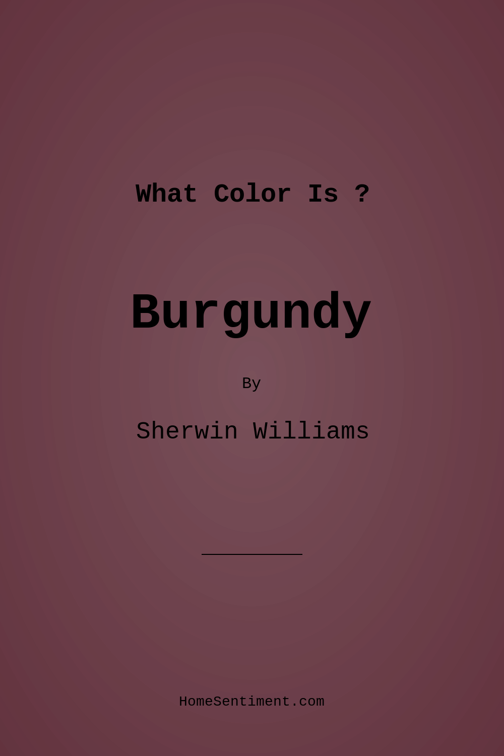 Burgundy SW 6300 by Sherwin Williams