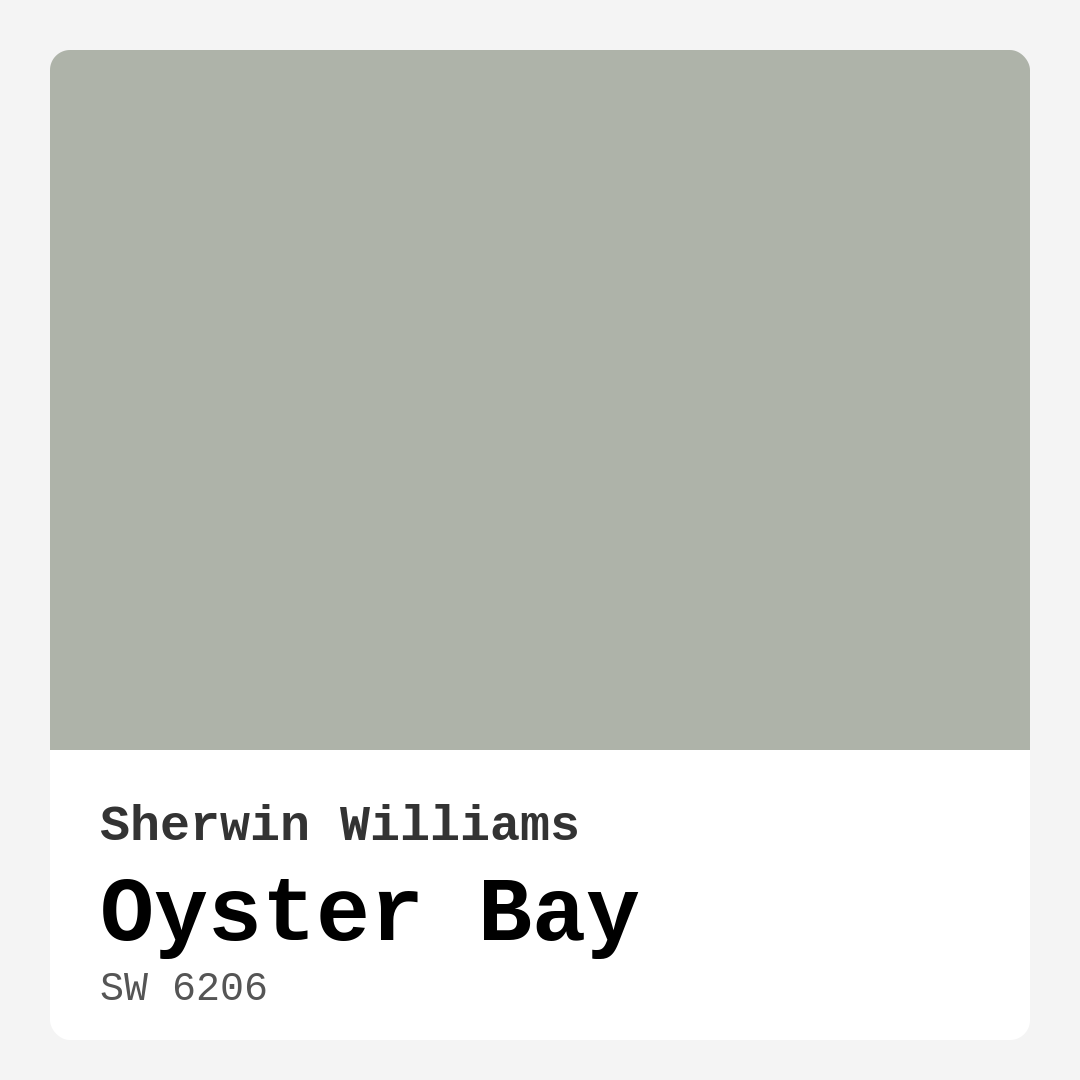 Oyster Bay SW 6206 by Sherwin Williams