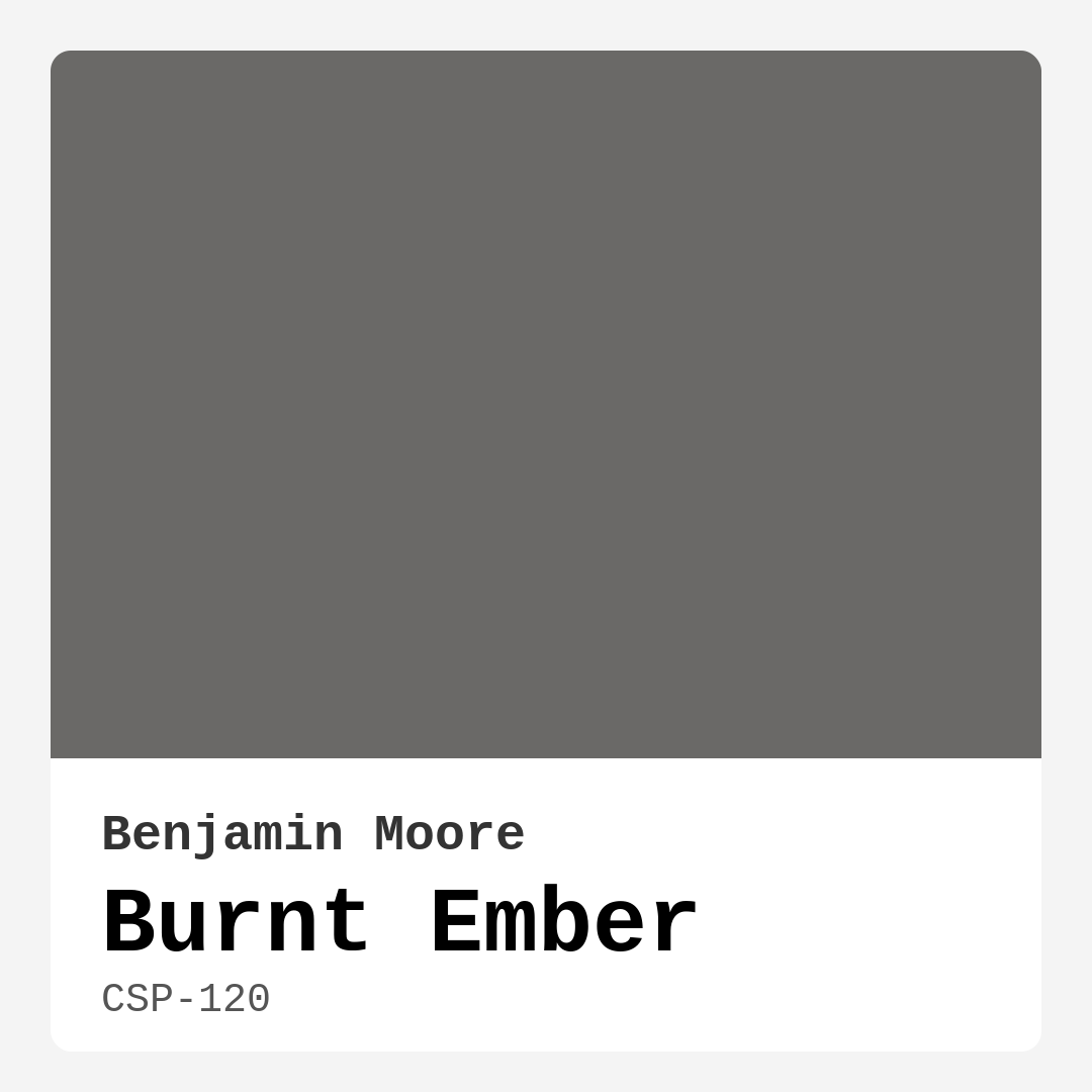 Burnt Ember CSP-120 by Benjamin Moore