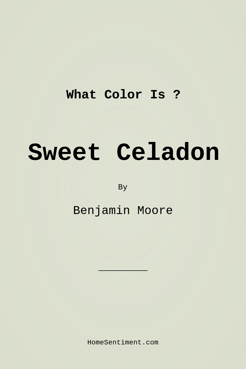 Sweet Celadon CSP-785 by Benjamin Moore